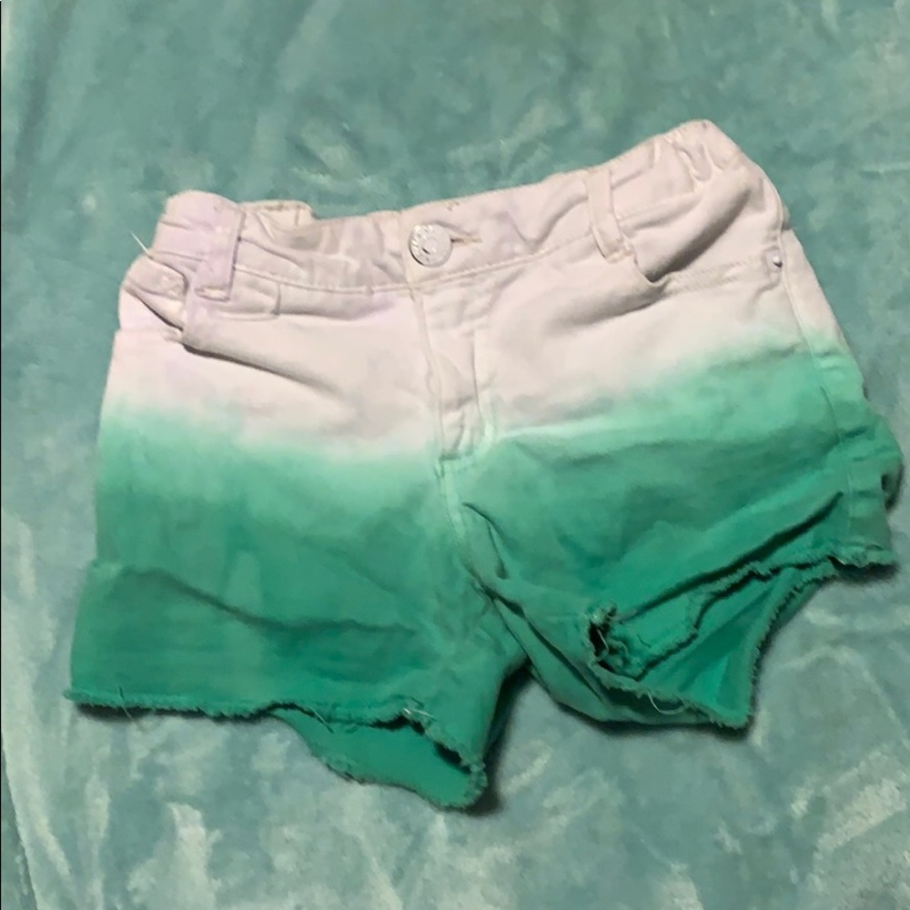 Cat and Jack Blue and White Jean Shorts